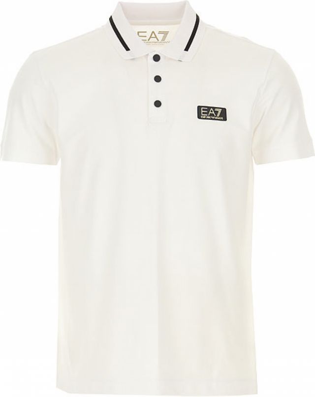 EA7TrainGoldLabelPimaCottonPolo